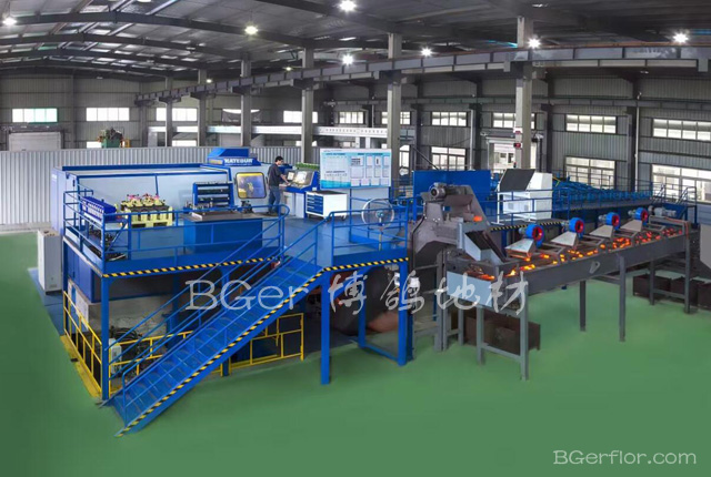 汽車部件工業(yè)工廠車間地板材料-1