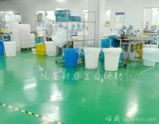 食品廠車間地面材料，化工車間工業地坪翻新處理 耐磨抗腐蝕高分子工業地板 地坪卷材鋪裝